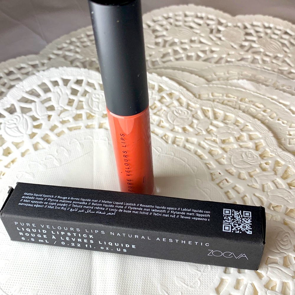 Zoeva Liquid Lipstick Pure Velours Matte Made in Italy Natural Aesthetic BNIB